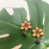 Lava Aromatherapy Earrings | Orchid