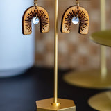 Celestial Wood Earrings | MOONDANCE