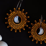 Celestial Wood Earrings | MOONBOW