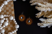 Load image into Gallery viewer, Lunar Wood Earrings | MOONBOW
