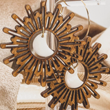 Celestial Wood Earrings | MOONBOW