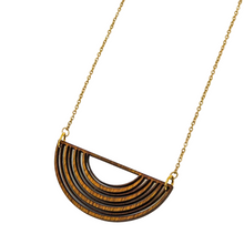 Load image into Gallery viewer, Lightweight Necklace | WOOD CRESCENT
