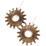 Celestial Wood Earrings | MOONBOW