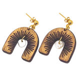 Celestial Wood Earrings | MOONDANCE